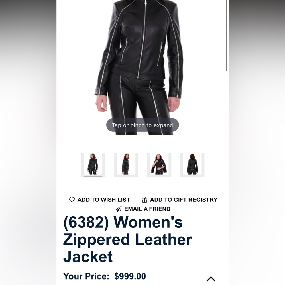 Ladies Leather Jacket